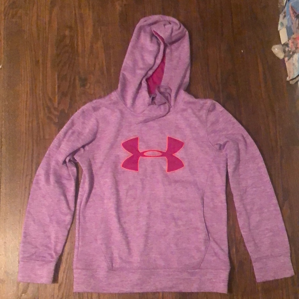 Purple under armor hoodie